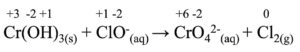 Esempio di bilanciamento redox in ambiente basico