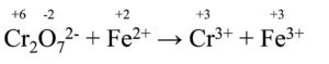 Bilanciamento redox e semireazioni