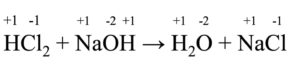 Una reazione che non è redox
